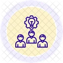 Creative Leadership Line Icon Icon