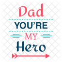 Happy Fathers Day Creative Logo Fathers Day Badge Icon
