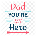 Happy Fathers Day Creative Logo Fathers Day Badge Icon