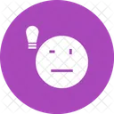 Creative Man Lightbulb Icon