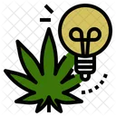 Creative Marijuana Sativa Icon