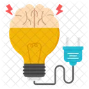 Creative Mind Creative Brain Creative Idea Icon