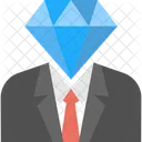Brilliant Mind Gem Icon