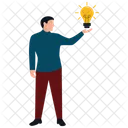 Creative Person Innovative Person Creative Ideas Icon