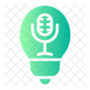 Creative Podcast Bulb Podcast Podcast Icon