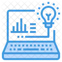 Laptop Computer Light Icon