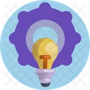Creative Design Settings Bulb Icon