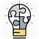 Puzzle Bulb Creative Icon