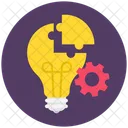 Creative Techniques Bulb Electricity Icon