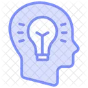 Creative Thinking Duotone Line Icon Icon