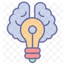 Creative Thinking Brain Decision Icon