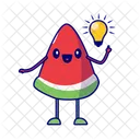 Creative Watermelon  Icon