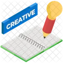 Creative Writing Content Writing Journal Icon