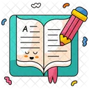 Creative Pencil Books Icon