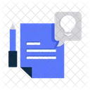 Creative Writing Support Empowering Creative Writing Assistance Icon