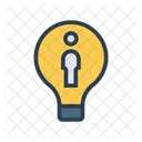 Creatividad Bombilla Idea Icon