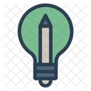 Creatividad Idea Bombilla Icon