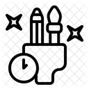 Luna Oscuridad Dibujar Icono