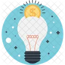 Idea Dollar Creativity Icon