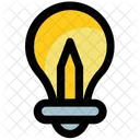 Bulb Pencil Light Icon