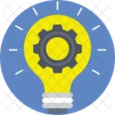 Light Bulb Cog Icon