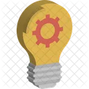 Bulb Creativity Gear Icon