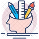 Creativity Brain  Icon