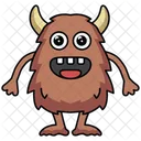 Monster Cartoon Creature Icon