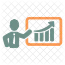 Crecimiento Estadisticas Desarrollo Icono