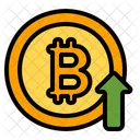 Crecimiento de bitcoin  Icon