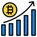 Crecimiento de bitcoin  Icono