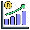 Crecimiento De Bitcoin Cripto Finanzas Icon