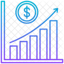 Crecimiento De Ganancias Ganancias Grafico Icon