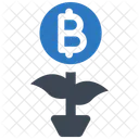 Crecimiento de bitcoin  Icono