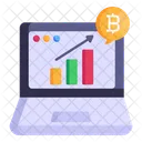 Crecimiento Empresarial Crecimiento De Bitcoin Crecimiento Financiero Icono