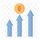 Crecimiento de bitcoin  Icono