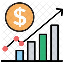 Crecimiento de ingresos  Icono