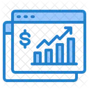 Grafico Dinero Analisis Icono