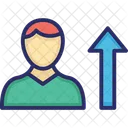 Crecimiento De Candidatos Crecimiento Profesional Desarrollo Personal Icon