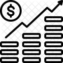 Crecimiento Del Dinero Gestion Ingresos Icono
