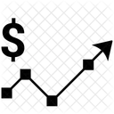 Dolar Crecimiento Usd Icono