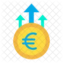 Crecimiento Del Euro Crecimiento Empresarial Crecimiento Del Dinero Icon