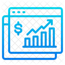 Grafico Dinero Analisis Icono