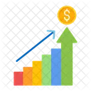 Crecimiento Negocios Analisis Icono