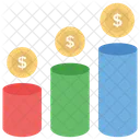 Crecimiento Empresarial Desarrollo Financiero Grafico De Crecimiento Icono