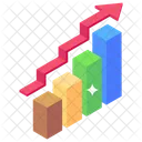 Grafico De Ventas Analisis De Negocios Estadisticas Comerciales Icono