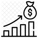 Crecimiento Financiero Crecimiento Empresarial Grafico De Negocios Icono