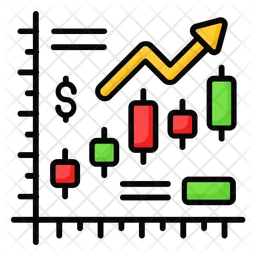 Crecimiento financiero  Icono