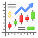 Crecimiento financiero  Icono