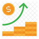 Crecimiento financiero  Icono